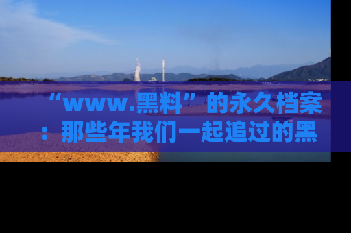 “www.黑料”的永久档案:那些年我们一起追过的黑料真相