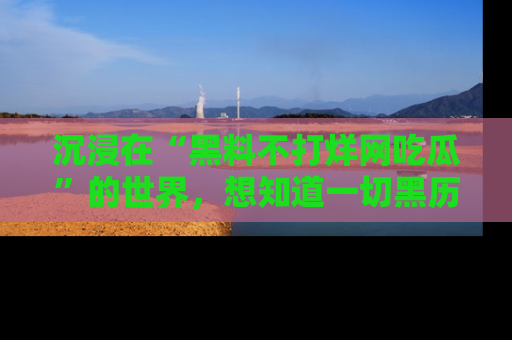沉浸在“黑料不打烊网吃瓜”的世界，想知道一切黑历史与内幕信息的网站！