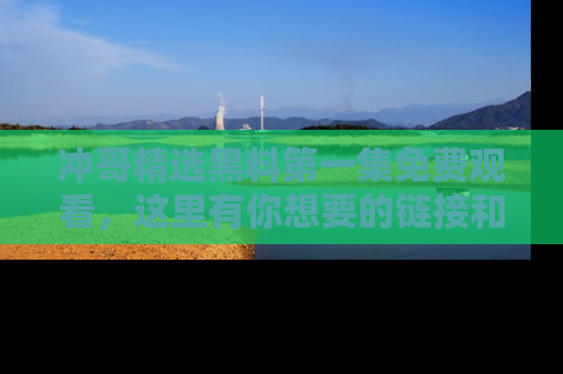 冲哥精选黑料第一集免费观看，这里有你想要的链接和内幕！