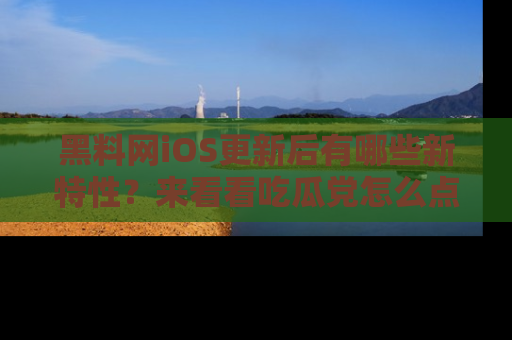 黑料网iOS更新后有哪些新特性?来看看吃瓜党怎么点评!