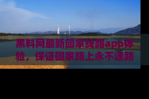 黑料网最新回家线路app体验，保证回家路上永不迷路顺畅