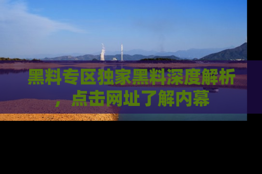黑料专区独家黑料深度解析,点击网址了解内幕