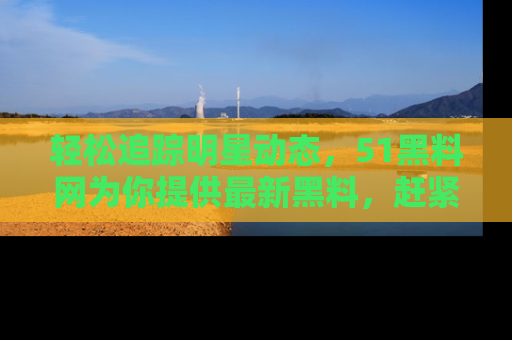 轻松追踪明星动态，51黑料网为你提供最新黑料，赶紧访问网址观看！